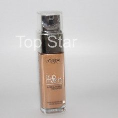 Fond de ten pentru piele bronzata Loreal True Match 7D/7W Golden Amber