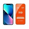 Folie de protectie, flippy, pentru apple iphone 15 pro max, tempered glass og, full cover 21d, hd, margini negre, transparent