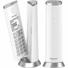 Telefon Dect Panasonic KX-TGK210FXW, Caller ID, Agenda 50 de contacte, Alb