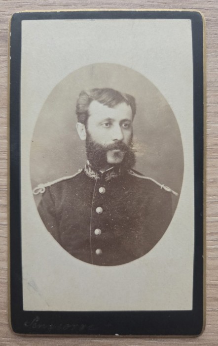 Fotografie tip cdv militar