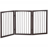 PawHut Poartă de Siguranță Extensibilă pentru Animale, Metal, 160x1.2x76 cm | Aosom Romania