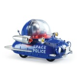 Masina Politie Spatiala Djeco Crazy Motors, Metal, Dimensiuni 7.5x4.5x5cm, Varsta 3-9 Ani
