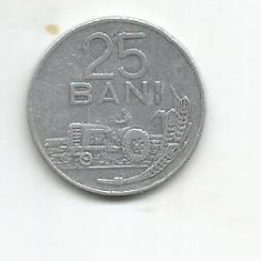 No(4) moneda-ROMANIA- 25 bani 1982