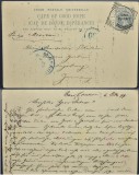Great Britain - Cape Hope 1899 Postcard Stationery EAST-LONDON to GERMANY D.919