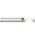 Prelungitor 1.5m 6xSchuko alb cu intrerupator 3500W Goobay