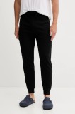 BOSS pantaloni de lounge culoarea maro, uni, 50535878