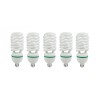 Set 5 Becuri Economice , Forma Spirala , Alb , Fasung E27 , Intensitate 6400 K