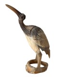 FIGURINA VINTAGE LUCRATĂ MANUAL DIN CORN BOVINĂ, MODEL BAZA STILIZATA