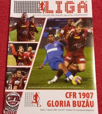 Program meci fotbal CFR 1907 CLUJ - "GLORIA" BUZAU (07.03.2007)