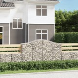 Coșuri gabion arcuite 11 buc, 200x50x120/140 cm,fier galvanizat