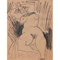 Marcel Iancu, Nud feminin la pozat (1956)