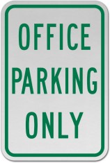 Office Parking Only Sign foto