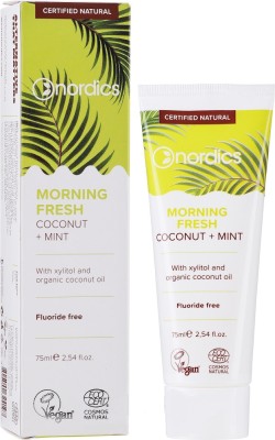 Pasta de dinti Morning Fresh cu cocos si menta bio, 75ml Nordics foto