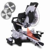 Fierastrau circular de masa culisant cu laser KZGS305-BE Scheppach 58012159944, 2000 W, O305 mm