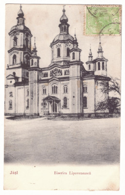 1597 - IASI, Biserica Lipoveneasca, Romania - old postcard - used - 1907 foto