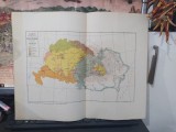 Harta etnografică a Regatului Ungar după Andree și a Rom&acirc;nilor de la Dunăre, Lith. M.B. baer, Bucuresci, circa 1895, 224