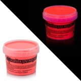Vopsea Neon UV Portocalie 30g, Fluorescenta, Decor Interior, Marcaje, Efecte Speciale 3D, Non-Toxica, Baza Apa