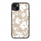 Husa iPhone 14 Plus - Skino Flower Glam, flori bej