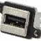 Conector USB A, in&amp;#351;urubare, pt. montare pe panou, AMPHENOL - MUSB-A511-N0