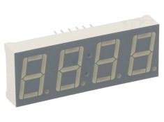 Afișaj LED 7 Segmente 14mm 4 Digits Roșu