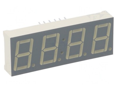 Afișaj LED 7 Segmente 14mm 4 Digits Roșu foto