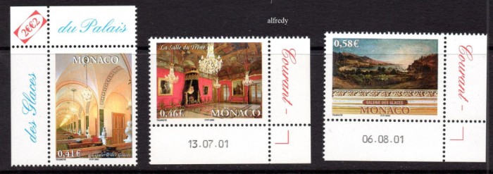 MONACO 2002, Arta, serie neuzata, MNH