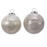 Cumpara ieftin Glob - Silver Stripes - mai multe modele | Kaemingk