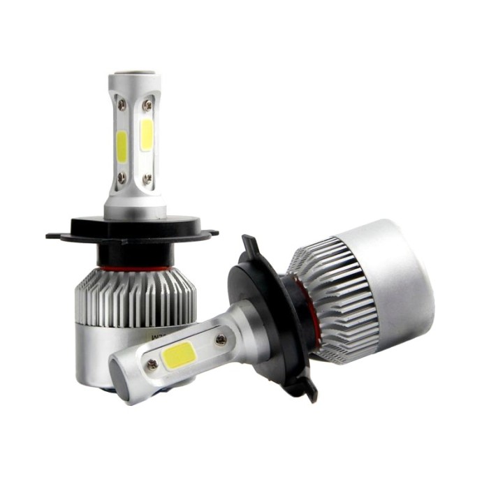 Kit 2 led-uri auto H4, 6500 K, 8000 lm Kit 2 led-uri auto H4, 6500 K, 8000 lm