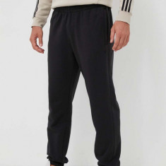 adidas Originals pantaloni de trening din bumbac culoarea negru, uni HK2866