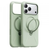 Husa MagSafe pentru Apple iPhone 17 Pro, Torras, QPRO Silicone, Verde Matcha