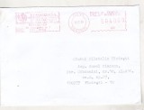 Bnk fil Romania - plic circulat 2004 francatura mecanica