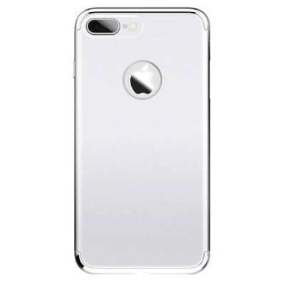 Husa pentru Apple iPhone 7 Plus, GloMax 3in1 PerfectFit, Silver foto