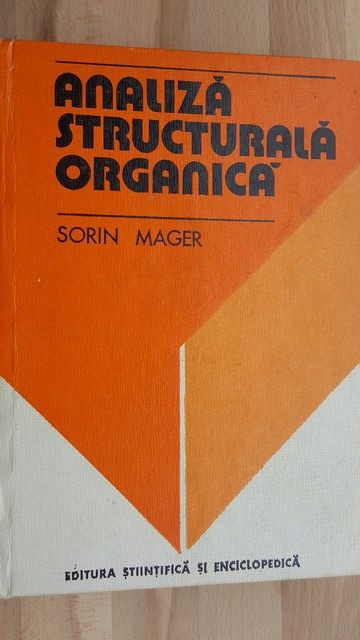 Analiza structurala organica- Sorin Mager