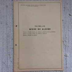 miere de albine institutul roman de standardizare ed tehnica apicultura 1976 RSR