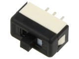 Comutator glisant APEM 25139NAH SP3T 3 poziții ON-OFF-ON 1A 30VDC PCB