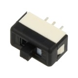 Comutator glisant APEM 25139NAH SP3T 3 poziții ON-OFF-ON 1A 30VDC PCB