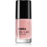 Cumpara ieftin NOBEA Metal Gel-like Nail Polish lac de unghii cu efect de gel culoare Shimmer pink N#77 6 ml