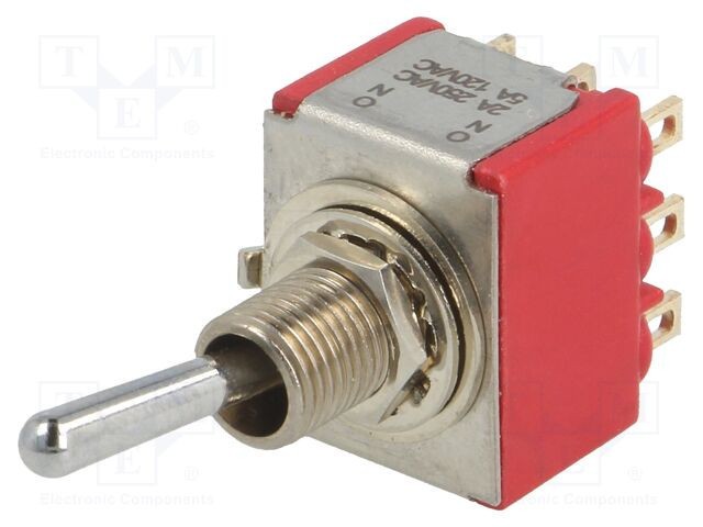 Comutator basculant C&amp;K Poz: 2 3PDT ON-ON 2A/250VAC 5A/28VDC