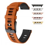 Curea silicon, compatibila Apple Watch 10, 42mm, Burnt Orange