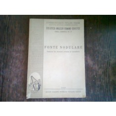 FONTE NODULARE (TRADUCERI DIN LITERATURA SOVIETICA DE SPECIALITATE)