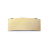Cumpara ieftin Lampa Rufio, Pako World, E27, Bej-Maro, 50x50x20 cm