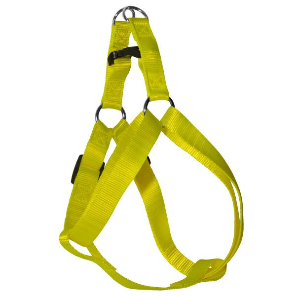 Ham pentru c&acirc;ine galben neon, 1,6 x 30-45cm