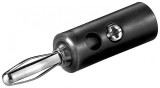 Conector banana tata 4mm, Goobay G11373