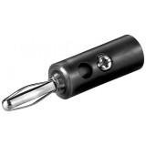 Conector banana tata 4mm, Goobay G11373
