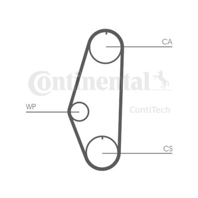 Curea distributie Contitech CT629 foto