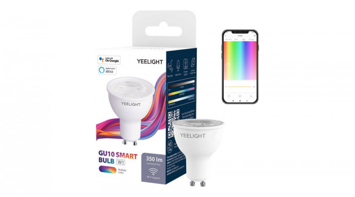 Yeelight GU10 Smart LED bec LED W1 (culoare) - 1 buc.