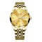 Ceas dama de mana Lige Quartz Elegant Luxury Casual Fashion Analog Auriu