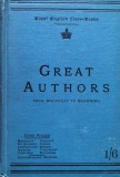 Cumpara ieftin Great Authors from Macaulay to Browning - 1909 - Scott Dalgleish (xx884)