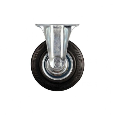 Roata fixa din cauciuc negru 200 x 46 x 235 mm Vorel 87307 foto