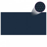 Folie solara plutitoare piscina, negru/albastru, 1000x500 cm PE GartenMobel Dekor, vidaXL